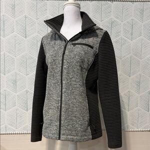 The North Face Women's Gray and Black Hoodie